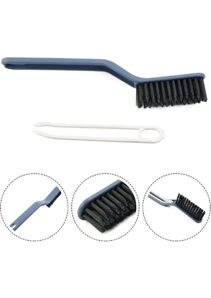 28 cm Cımbızlı Temizlik Fırçası Seti, Derz, Zemin, Banyo, Fayans, Mutfak, Köşe, Oluk