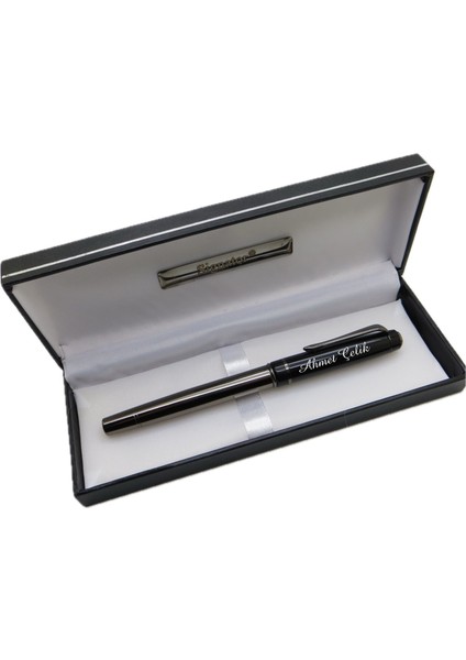 Signator® M581 Titanyum Black Roller Kalem | Isme Özel Kalem | Hediyelik Kalem