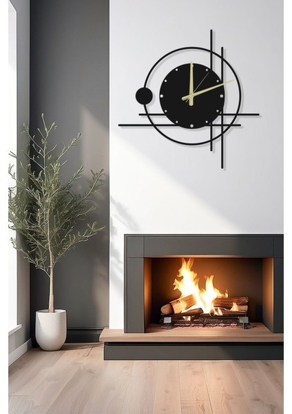 Modern Geometrik Duvar Saati Ev ve Ofis Için Metal Şık Duvar Saati Sessiz Mekanizmalı Büyük Saat modelleri