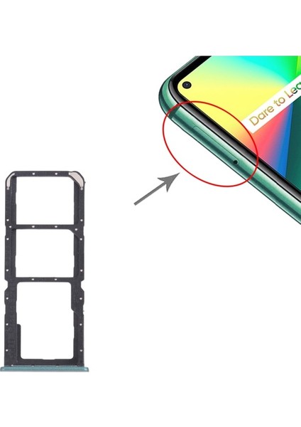 Oppo Realme 7i Için Tepsi + Mikro Sd Kart Tepsisi