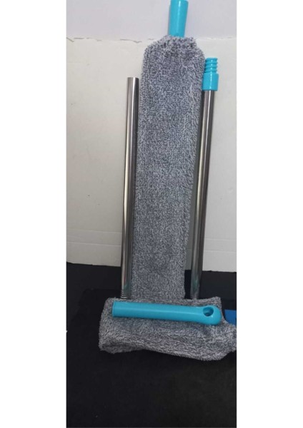 Yedekli mikrofiber başlıklı temizlik mop seti, girintili yüzey ve köşe temizliği için uygun fiyatları