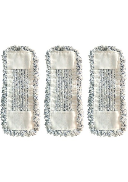 Yedek Mikrofiber Mop 40cm 3'lü Set Temizlik Kolaylığı Hızlı Sonuç