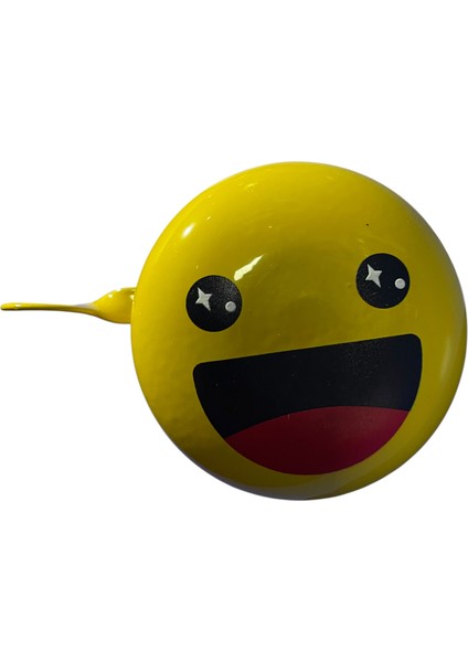 Lz-58 Emoji D Gülen Yüz Metal Bisiklet Zili - Sarı - ZIL-145 modelleri