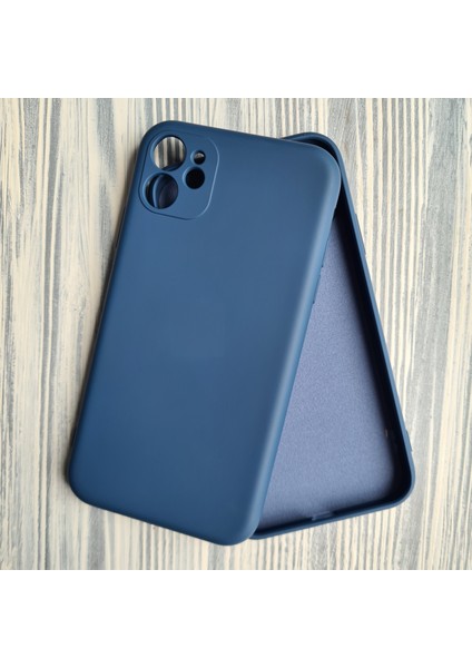 İphone 11 İle Uyumlu Kamera Korumalı Lansman İçi Kadife Esnek Silikon Kılıf