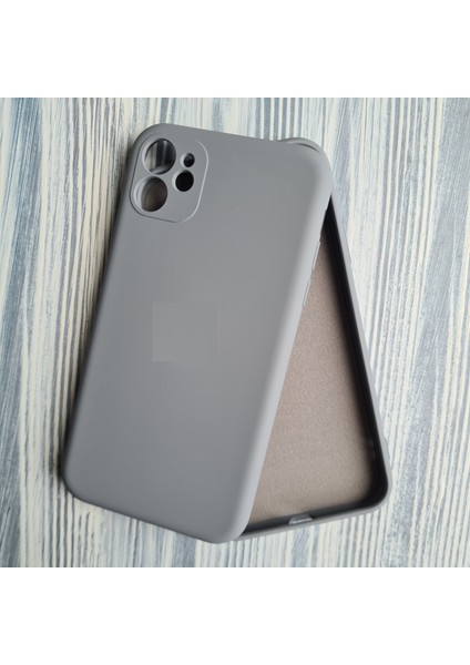 İphone 11 İle Uyumlu Kamera Korumalı Lansman İçi Kadife Esnek Silikon Kılıf