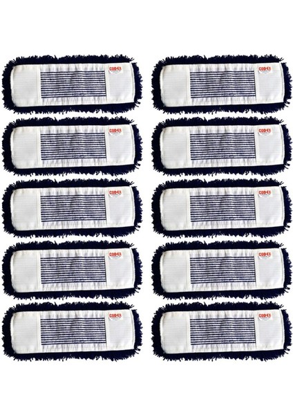 Cod- Ex Orlon Mop Yedek 60cm 10'lu Paket Temizlik ve Toz İçin Uygun