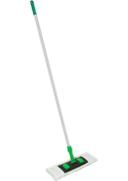 Mikrofiber Yeşil-Beyaz Peluş Saplı Mop - 40 cm modelleri