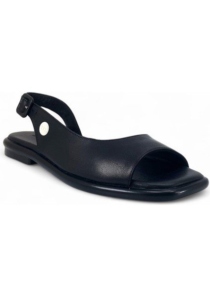 D24YS-1720 Hakiki Deri Kadın Sandalet