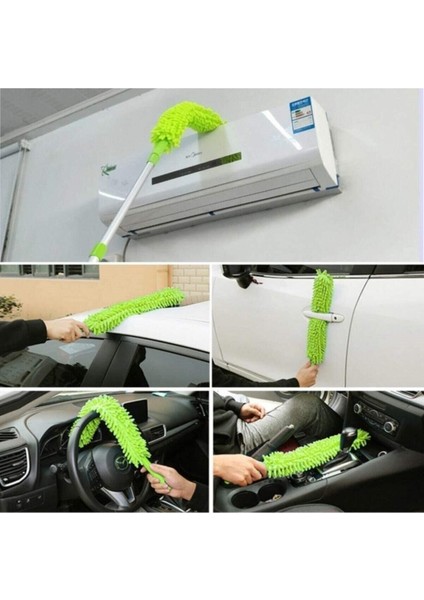 Bükülebilen mikrofiber toz ve tüy alma fırça ve sopası seti, promosyon paketi modelleri