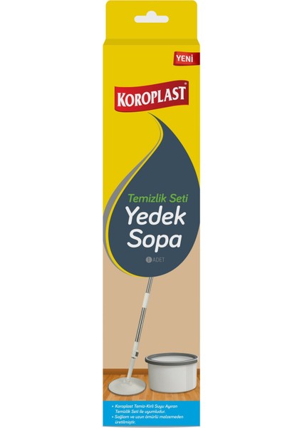 Yedek Sopa Temizlik Seti, hijyen ve pratik kullanım için ideal, TR menşei
