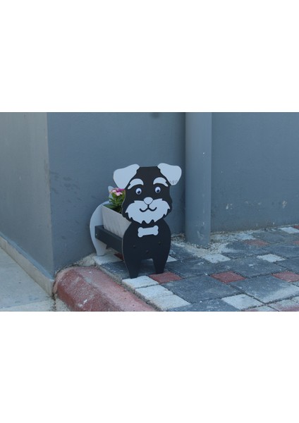 Saksı-Köpek Saksı Standı