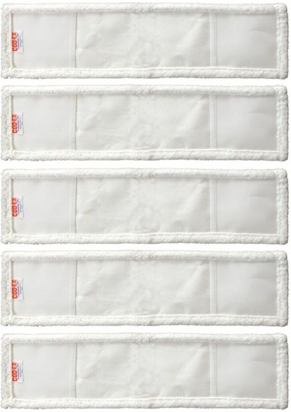 Yedek Duvar Mop 60 cm, paket 5 adet, kolay ve hızlı temizlik, dayanıklı ve pratik kullanım