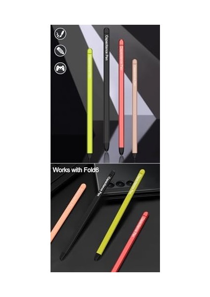 Samsung Z Fold6 Slim S Pen Için Yedek Kalem Z Fold6 S Pen, Galaxy Z Fold6 Slim Pen Fold Edition Için Stylus Kalem, Galaxy Z Fold 6 ile Uyumlu Kalemler