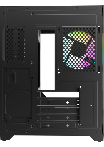 Shadow 3x 120MM Rgb Reset Buton Mesh Matx Gaming Oyuncu Bilgisayar Kasası Powersız
