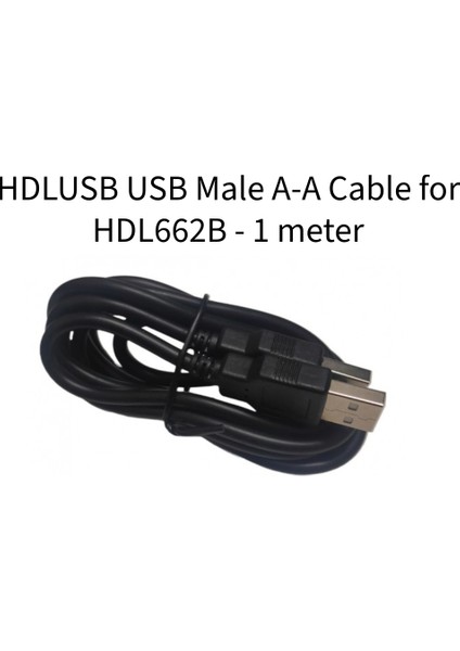 Hdlusb USB Male– HDL662B USB A-A Bağlantı Kablosu (1m)