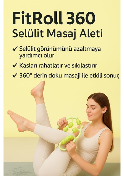 SELÜLİT GİDERİCİ BACAK KOL MASAJ ALETİ