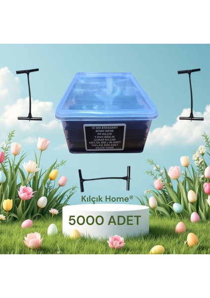 Standart Kalın Çorap Kılçığı PP Kılçık 5000 Adet