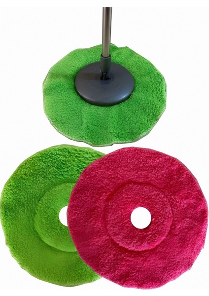 ( 1 Adet ) Dönerli Mop Yedeği Standart Ölçü Havlu Mop Ucu