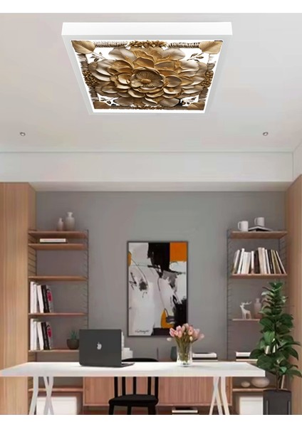 Salon Avize 60-WATT-60X60-LED-PANEL-GÖKYÜZÜ-PANEL-LED-LAMBA-SIVA-ÜSTÜ-LED-ARMATÜR-YAPAY Zeka Tasarım