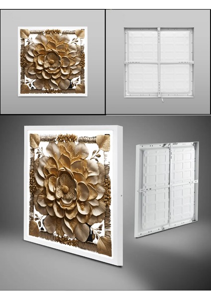 Salon Avize 60-WATT-60X60-LED-PANEL-GÖKYÜZÜ-PANEL-LED-LAMBA-SIVA-ÜSTÜ-LED-ARMATÜR-YAPAY Zeka Tasarım