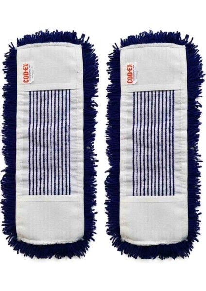 Cod- Ex 40 cm yedek orlon mop seti, toz ve kir temizliği için ideal, dayanıklı ve kullanışlı