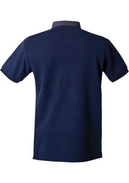Koyu Lacivert Erkek Polo Yaka Cepli Kısa Kollu T-Shirt – Şık ve Rahat Tasarım fiyatları