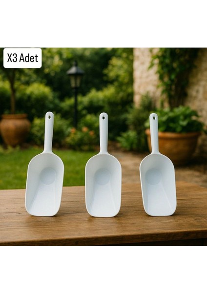 Büyük Boy Çok Amaçlı Plastik Kürek Seti - 3 Parça, Türkiye Üretimi fırsatları