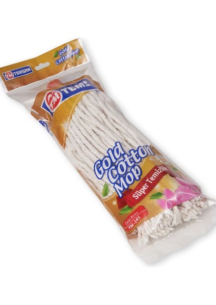 Yumuşak Pamuklu Mop Yedeği, Tüm Sap Modelleri için uygun, TR menşei