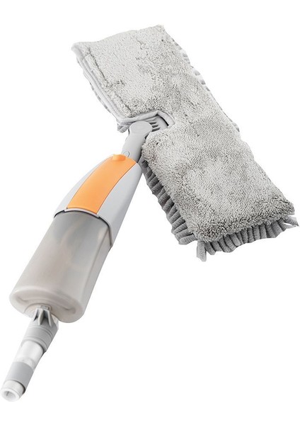 Spray Mop Ve Cam Çek Alüminyum Sap Çift Moplu Cam Yüzey Temizleyici