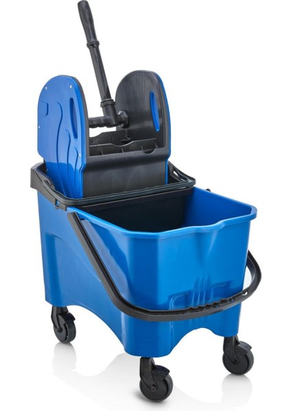 Pratik plastik temizlik arabası, 30lt ve 12lt hazneleriyle fonksiyonel set modelleri