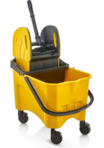Pratik plastik temizlik arabası, 30lt ve 12lt hazneleriyle fonksiyonel set fırsatları