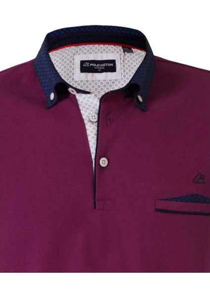 Mor Erkek Polo Yaka Cepli Kısa Kollu T-Shirt – Şık ve Rahat Tasarım modelleri