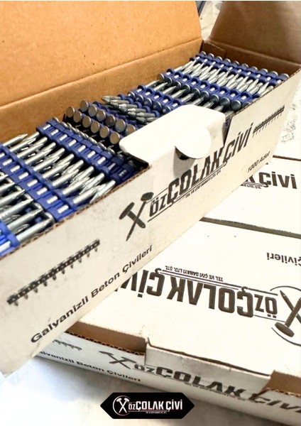 25 mm Gazlı Tabanca Çivisi 1 Kutu ( 1000 Adet Çivi + 1ADET 165 mm Gaz ) modelleri