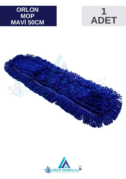 Mavi Temizlik Mopası 50cm, Yedek, Parlak ve Temiz Ortamlar İçin Uygun fiyatları