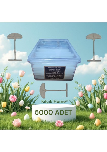 Kuru Temizleme Kılçığı Naylon Kılçık 5000 Adet