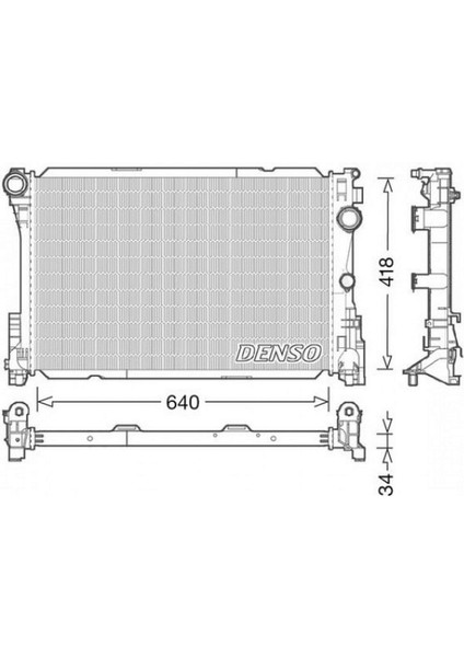 Motor Su Radyatoru Mercedes W204 S204 C204 C218 W212 C207 R172 Gnzrz
