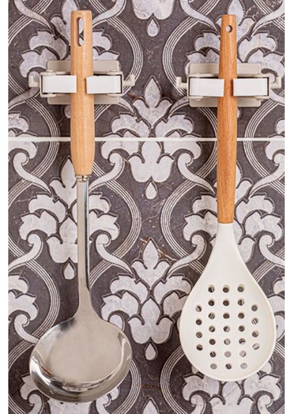 Çok Amaçlı Fırça ve Paspas Askısı, Pratik ve Dayanıklı Tasarım, Renk: Karışık modelleri