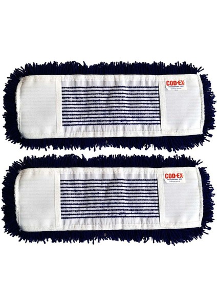 Cod- Ex Yedek Orlon Mop 50 cm X 2 adet toz ve kir temizleme seti