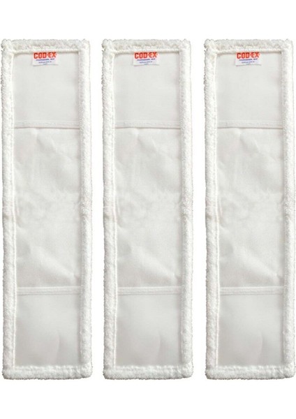Cod- Ex Yedek Duvar Mop 80 Cm, 3'lü Temizlik Seti, Pratik ve Ekonomik Paket