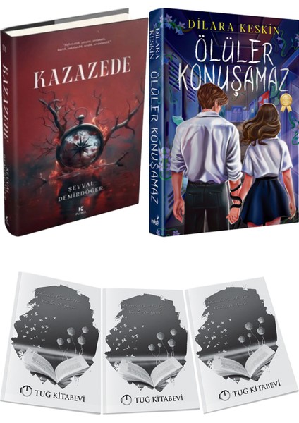 Ölüler Konuşamaz Yeni Ciltli ve Kazazede 3 Ciltli Şevval Demirdöğer 2li Set + Hediyeli