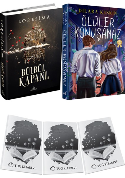 Ölüler Konuşamaz Yeni Ciltli ve Ephesus Yayınları Bülbül Kapanı 2 Ciltli Loresima 2li Set + Hediyeli