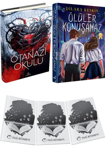 Ölüler Konuşamaz Yeni Ciltli ve Ephesus Ötanazi Okulu 4 Ciltli Maral Atmaca 2li Set + Hediyeli