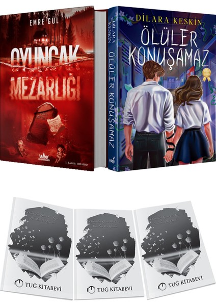 Ölüler Konuşamaz Yeni Ciltli ve Guardian Oyuncak Mezarlığı Ciltli Emre Gül 2li Set + Hediyeli