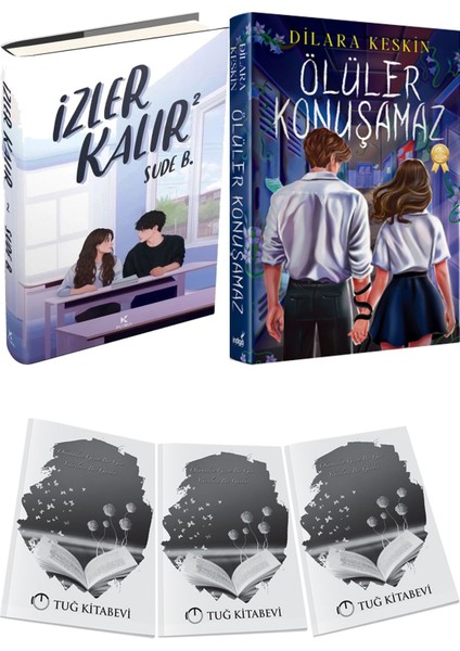 Ölüler Konuşamaz Yeni Ciltli ve Izler Kalır 2 Ciltli Sude B. 2li Set + Hediyeli