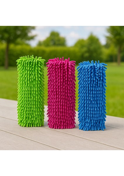 3'lü Mikrofiber Mop Yedek Paspas 50 cm Temizlik Bezi, Tüm Modellerle Uyumlu fırsatları