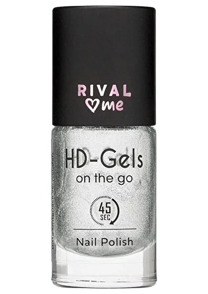 Oje - Hd Gels No.31 Silver Vibes Jel Efekti - 1 Adet
