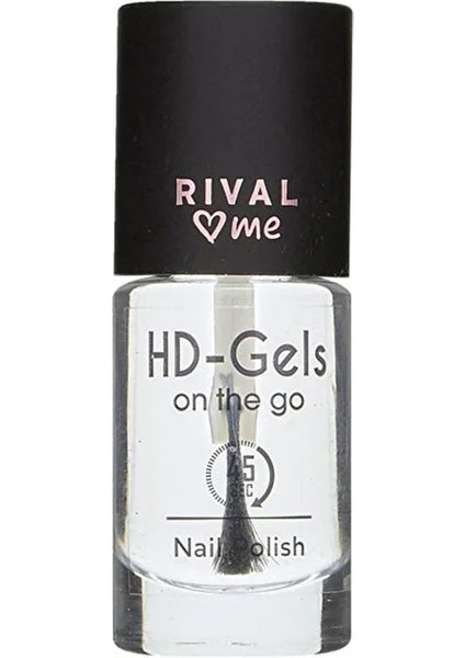 Oje - No:01 Hd Gels Top Coat Jel Efekt - 9 ml