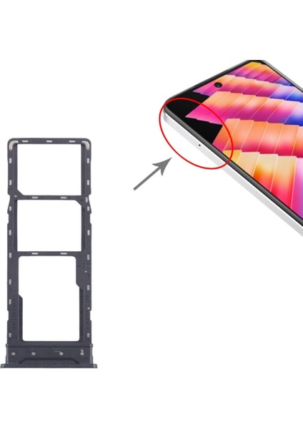 Infinix Hot 30 Play Uyumlu Sim Kart Tepsisi Silver