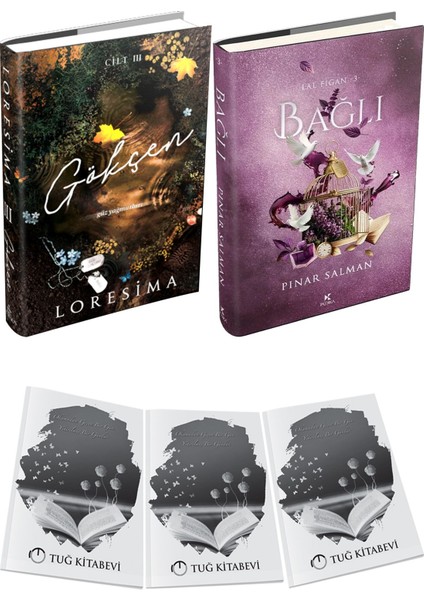 Lal Figan 3 Bağlı Ciltli ve Ephesus Yayınları Gökçen 3 Ciltli Loresima 2li Set + Hediyeli