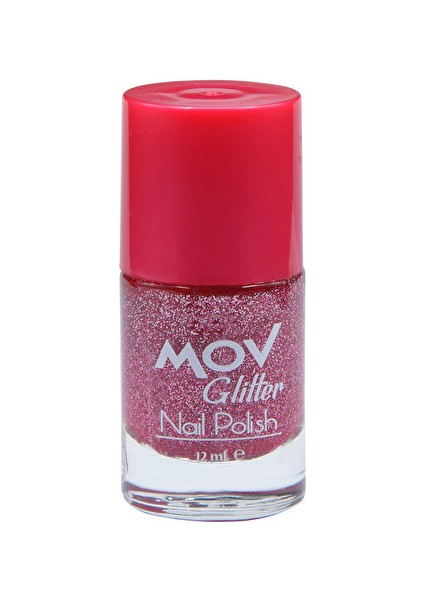 Glitter Oje - No.12 Pembe - 1 Adet